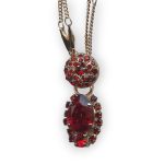 Mariana Necklace Pendant Alluring Siam Austrian Crystals Primrose Cocktail Hour Coll. - Image 3