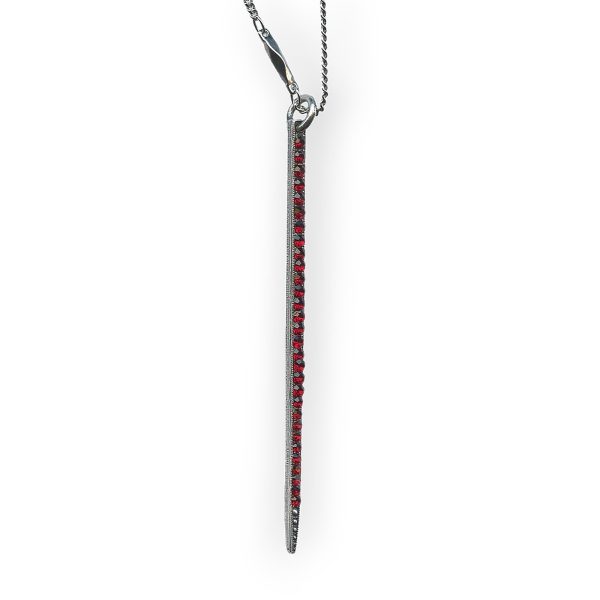 Mariana Necklace Pendant Fashionable Siam Austrian Crystals Primrose Cocktail Hour Coll.