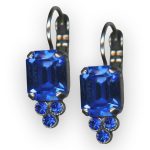 Earrings By Mariana Woman Elegant Sapphire Swarovski Crystals