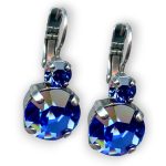 Mariana Earrings Adorable Sapphire Austrian Crystals My Treasures Coll. - Image 3