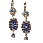 Mariana Earrings Wildberry / Misty Coll. Sun Kissed Plum, Antique Pink, & Amethyst Austrian Crystals