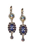 Mariana Earrings Wildberry / Misty Coll. Sun Kissed Plum, Antique Pink, & Amethyst Austrian Crystals