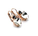 Earrings By Mariana Woman Adorable Moonlight and Black Diamond Swarovski Crystals - Image 3