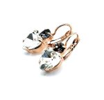 Earrings By Mariana Woman Adorable Moonlight and Black Diamond Swarovski Crystals - Image 2