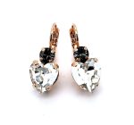 Earrings By Mariana Woman Adorable Moonlight and Black Diamond Swarovski Crystals