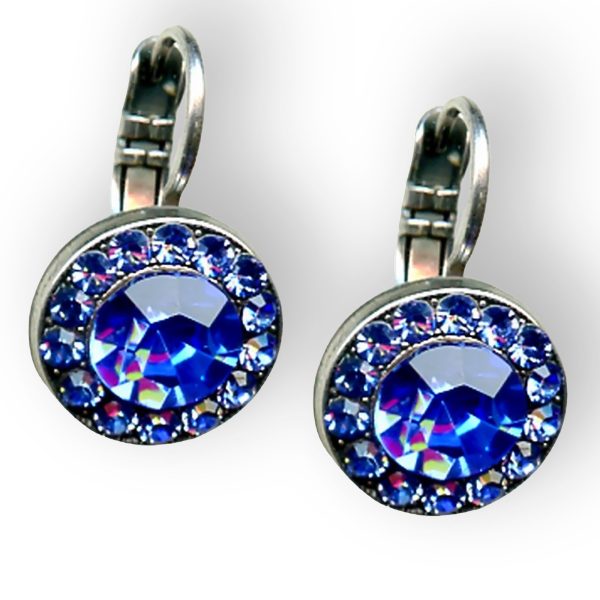 Mariana Earrings Adorable Sapphire Austrian Crystals My Treasures Coll.
