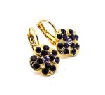 Earrings By Mariana Woman Gorgeous Purple Velvet and Amethyst Swarovski Crystals - Image 4