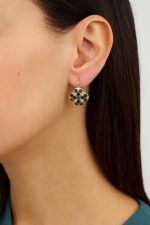 Earrings By Mariana Woman Gorgeous Purple Velvet and Amethyst Swarovski Crystals - Image 3