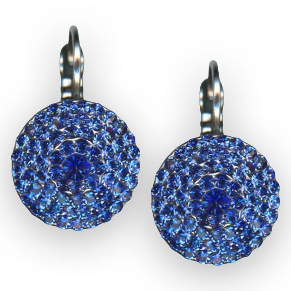 Earrings By Mariana Woman Gorgeous Sapphire Swarovski Crystals