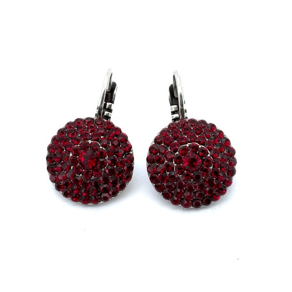 Earrings By Mariana Woman Stunning Siam Swarovski Crystals