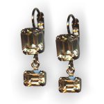 Mariana Earrings Exquisite Golden Shadow Austrian Crystals My Treasures Coll. - Image 2
