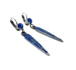 Earrings By Mariana Woman Drop Fashionable Sapphire Swarovski Crystals - Image 2