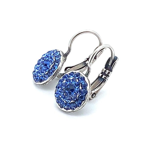 Earrings By Mariana Woman Charming Sapphire Swarovski Crystals