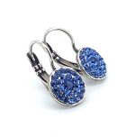 Earrings By Mariana Woman Charming Sapphire Swarovski Crystals - Image 2