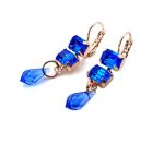 Earrings By Mariana Woman Simply Elegant Sapphire Swarovski Crystals