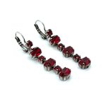 Earrings By Mariana Woman Exquisite Siam Swarovski Crystals - Image 2
