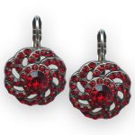 Mariana Earrings Beautiful Siam Austrian Crystals Primrose Cocktail Hour Coll. - Image 2