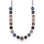 Mariana Necklace Wildberry/ Misty Coll. Sun Kissed Plum, Sun Kissed Lavender, Amethyst, Purple Velvet, & Violet Austrian Crystals - Image 2