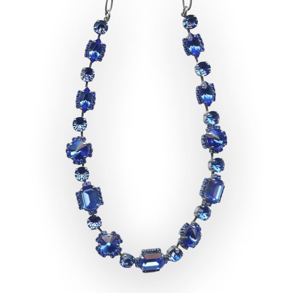 Necklace By Mariana Woman Exquisite Sapphire Swarovski Crystals