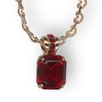 Mariana Necklace Pendant Adorable Siam Austrian Crystals Primrose Cocktail Hour Coll. - Image 3