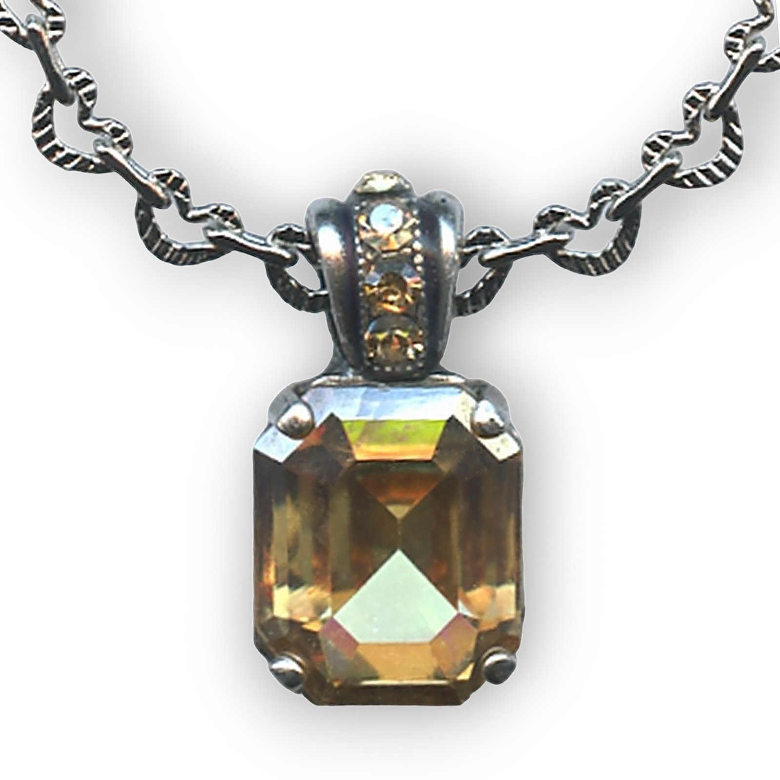 N-5021-216216-SP (1) Mariana Necklace Pendant Adorable Golden Shadow Austrian Crystals My Treasures Coll. - Image 1