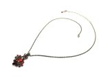 Necklace Pendant By Mariana Lady In Red Coll. Glamorous Siam, Red Coral, & Ruby Austrian Crystals - Image 3