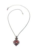 Necklace Pendant By Mariana Lady In Red Coll. Glamorous Siam, Red Coral, & Ruby Austrian Crystals - Image 2