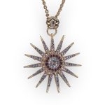 Mariana Necklace Pendant Wildberry / Misty Coll. Fashionable Violet, Amethyst, & Vitral Lt Austrian Crystals - Image 2