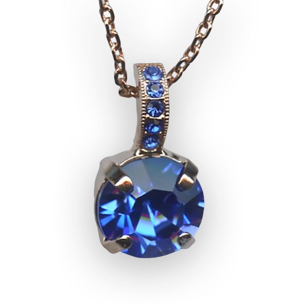Mariana Necklace Pendant Charming Sapphire Austrian Crystals My Treasures Coll.