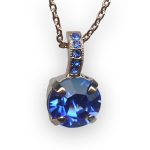 Mariana Necklace Pendant Charming Sapphire Austrian Crystals My Treasures Coll. - Image 3