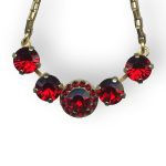 Mariana Necklace Pendant Glamorous Siam Austrian Crystals Primrose Cocktail Hour Coll. - Image 3