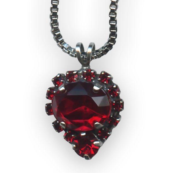 Mariana Necklace Pendant Charming Siam Austrian Crystals Primrose Cocktail Hour Coll.