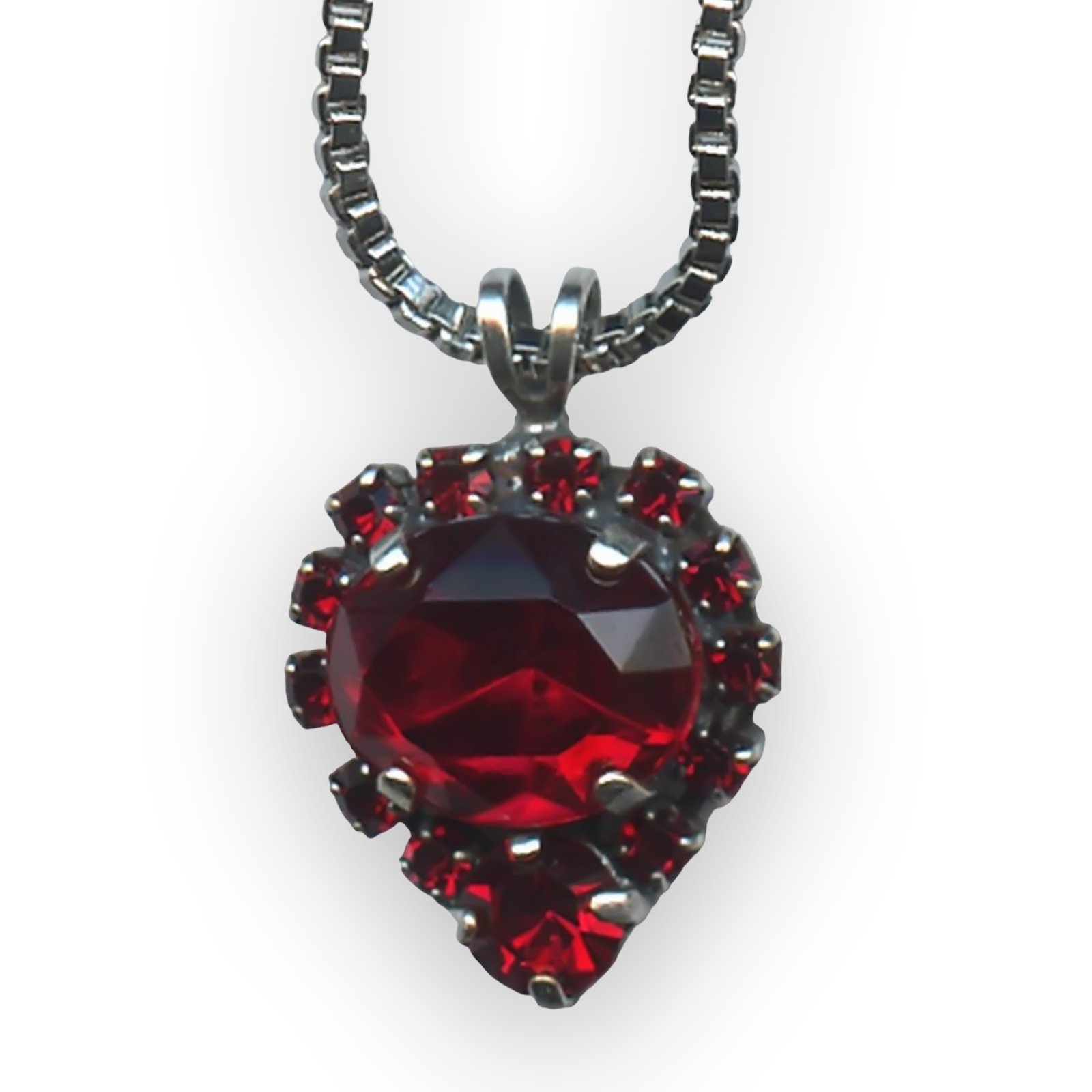 N-5132-2-208208-SP (1) Mariana Necklace Pendant Charming Siam Austrian Crystals Primrose Cocktail Hour Coll. - Image 1