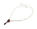 Necklace Pendant By Mariana Woman Faceted Ruby and Siam Swarovski Crystals-RG - Image 2