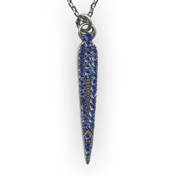 Mariana Necklace Pendant My Treasures Coll. Fashionable Sapphire Austrian Crystals
