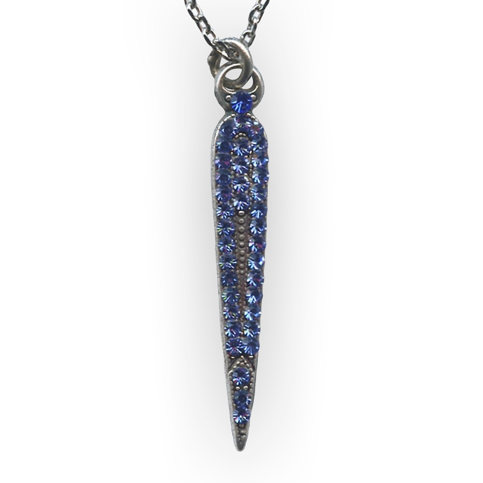 N-5304-206206-SP (1) Mariana Necklace Pendant My Treasures Coll. Fashionable Sapphire Austrian Crystals - Image 1