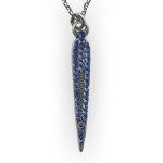Mariana Necklace Pendant My Treasures Coll. Fashionable Sapphire Austrian Crystals - Image 3