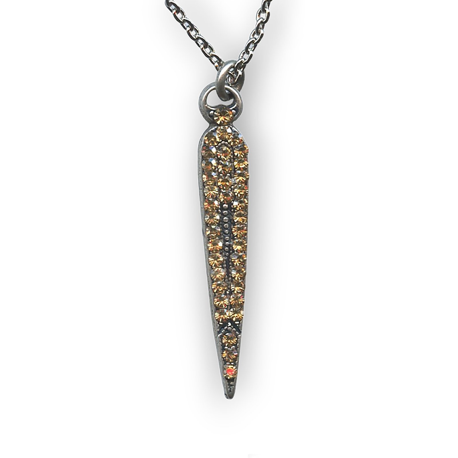 N-5304-216216-SP (1) Mariana Necklace Pendant Fab Golden Shadow Austrian Crystals My Treasures Coll. - Image 1