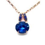Necklace Pendant By Mariana Woman Elegant Sapphire Swarovski Crystals