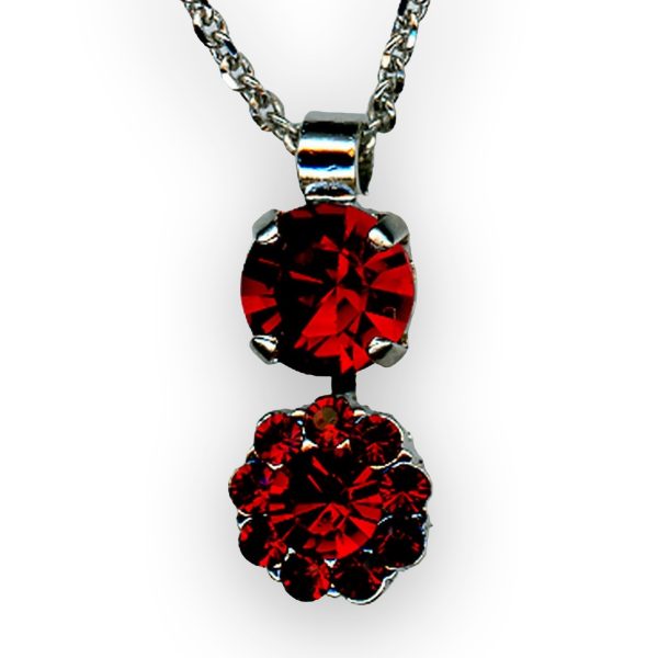 Mariana Necklace Pendant Glamorous Siam Austrian Crystals Primrose Cocktail Hour Coll.
