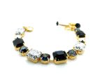 Bracelet By Mariana Rocky Road À La Mode Coll. Hematite, Jet, & Black Diamond Austrian Crystals - Image 2