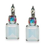 Mariana Earrings My Treasures Coll. Glitzy AB & White Opal Austrian Crystals