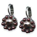 Mariana Earrings Dancing in the Moonlight Coll. Adorable Chocolate Brown & Aurum Austrian Crystals