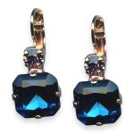 Mariana Earrings Electra Coll. Gorgeous Montana Blue & Tanzanite Austrian Crystals - Image 3