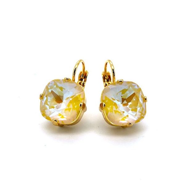 Earrings By Mariana Italian Ice Coll. Shimmering Sun Kissed Sunshine Swarovski Crystals
