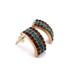 Earrings By Mariana My Treasures Coll. Gorgeous Topaz and Blue Zircon Swarovski Crystals - Image 3