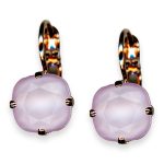 Mariana Earrings My Treasures Coll. Lovely Powder Rose Austrian Crystals - Image 3