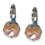 Mariana Earrings My Treasures Coll. Shimmering Sun Kissed Peach Austrian Crystals - Image 2