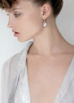 Earrings By Mariana Woman Beautiful Sun Kissed Lavender Swarovski Crystals - Image 3