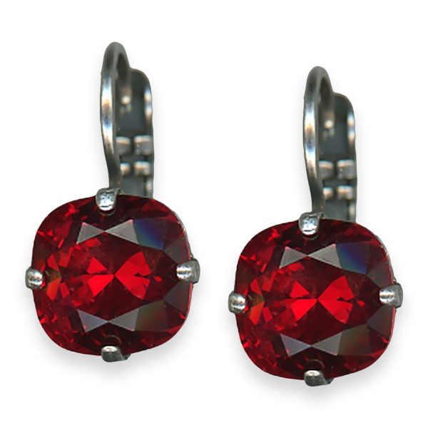 Mariana Earrings My Treasures Coll. Stunning Siam Austrian Crystals